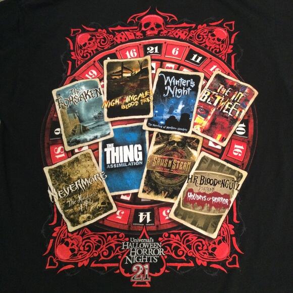 Universal Tops - Halloween Horror Nights T-Shirt Medium adult